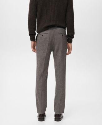 Men's Micro-Houndstooth Flannel Pants