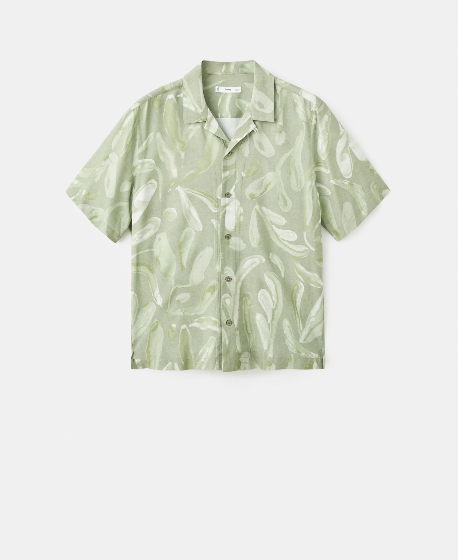 Men's Fluid Relaxed-Fit Printed Shirt