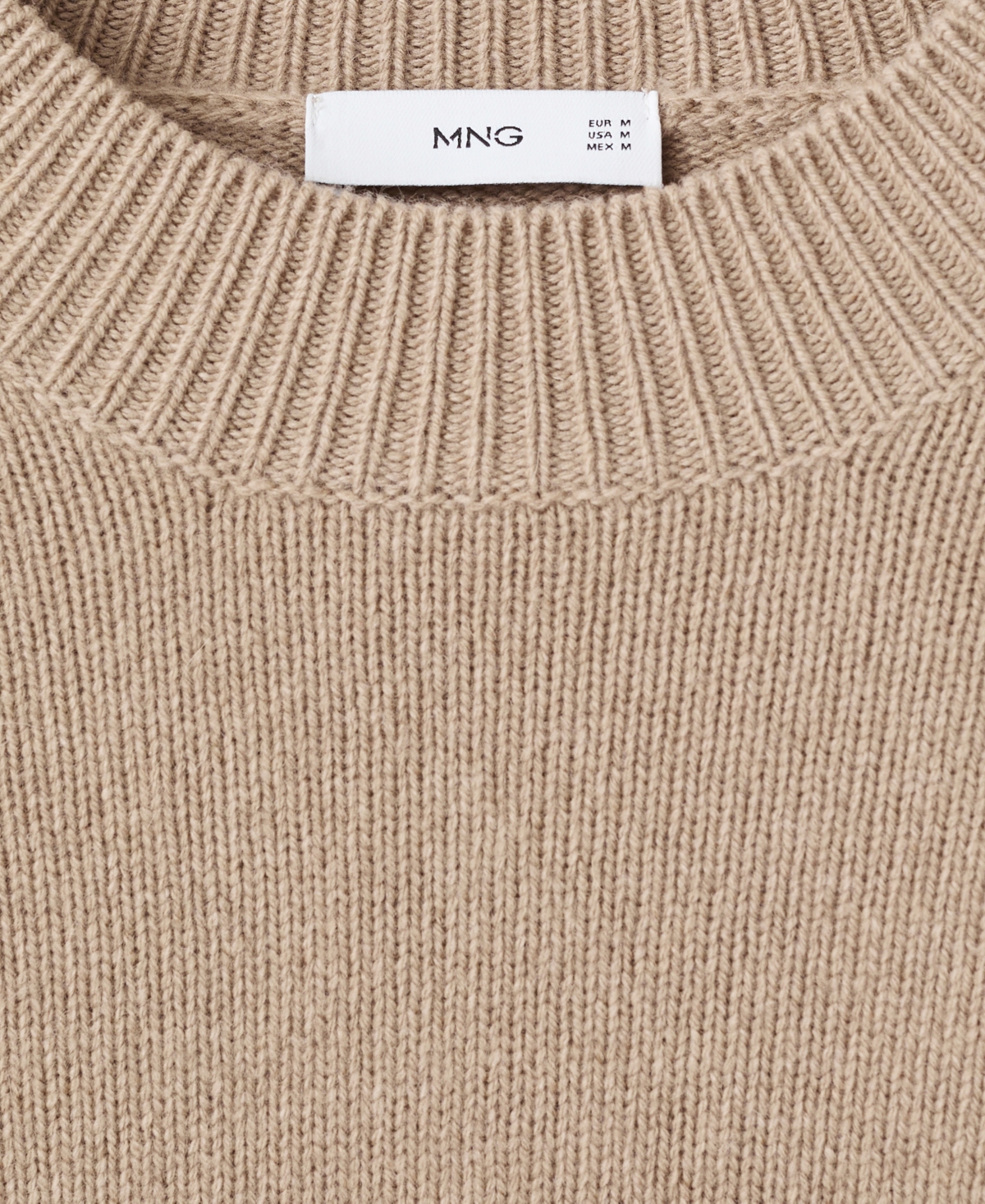 Mango Men's Wool Perkins Neck Sweater