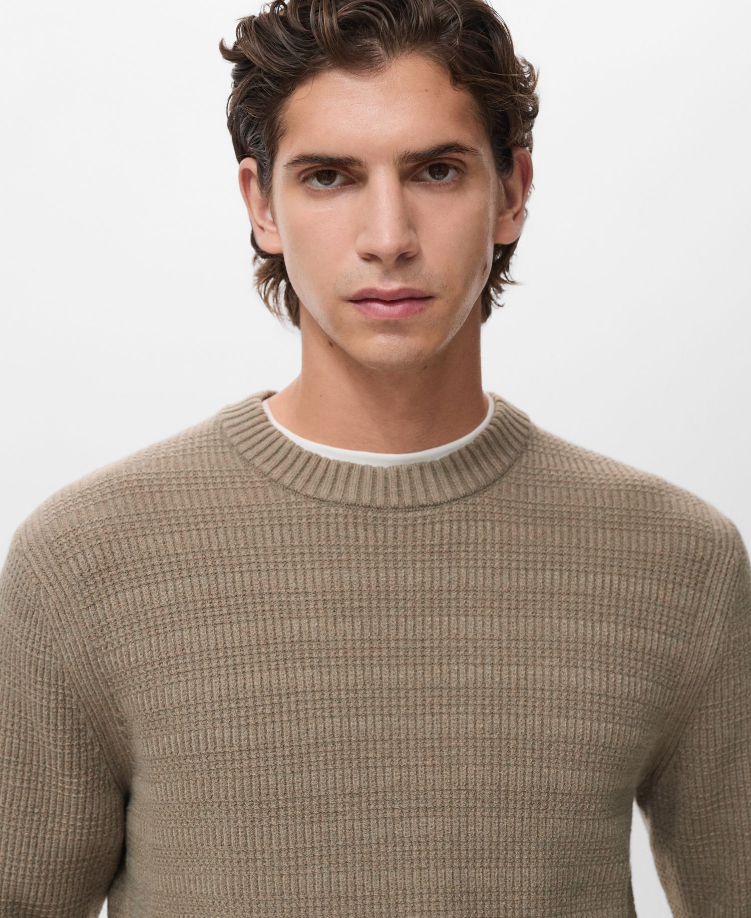 Men's Structured Knitted Sweater