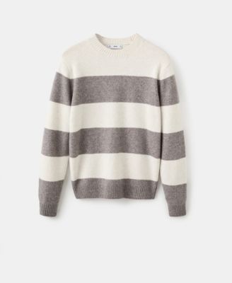 Men's Wool-Blend Striped Sweater