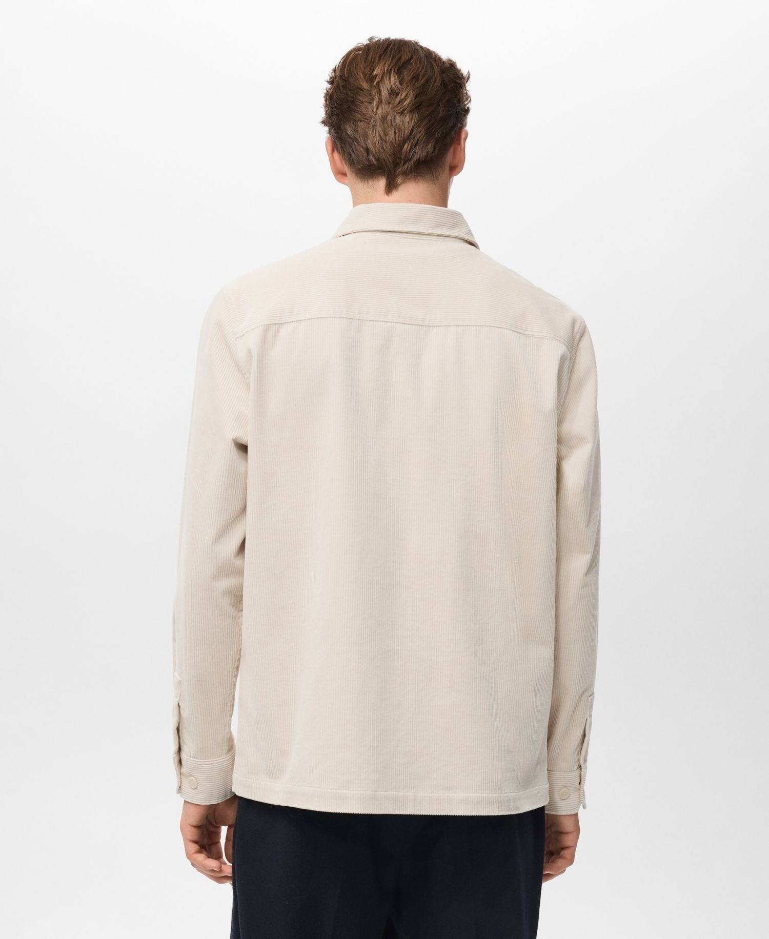 Men's Corduroy Pockets Overshirt