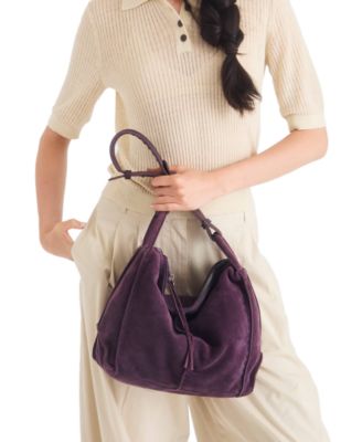 Los Feliz Leather Medium Hobo Bag