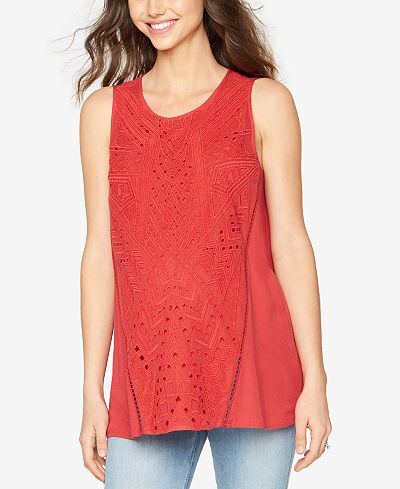 A Pea In The Pod Maternity Crochet Top