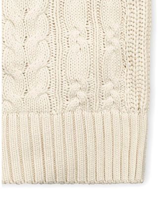 Women's Organic Peasant Sleeve Cable Sweater