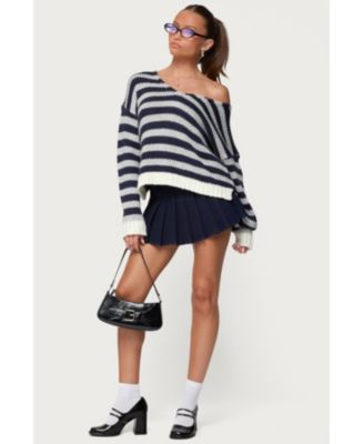 Women's Eugenie Oversized Striped Knit Sweater