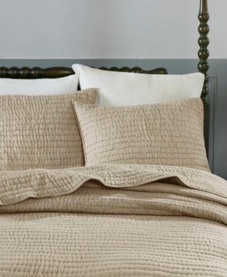 Signature Serene Hand Quilted 3-Pc. Quilt Set, Full/Queen