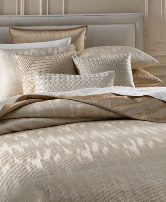 Hotel Collection Gilded Stripe Duvet Cover Set, Full/Queen, Exclusively at Macy’s