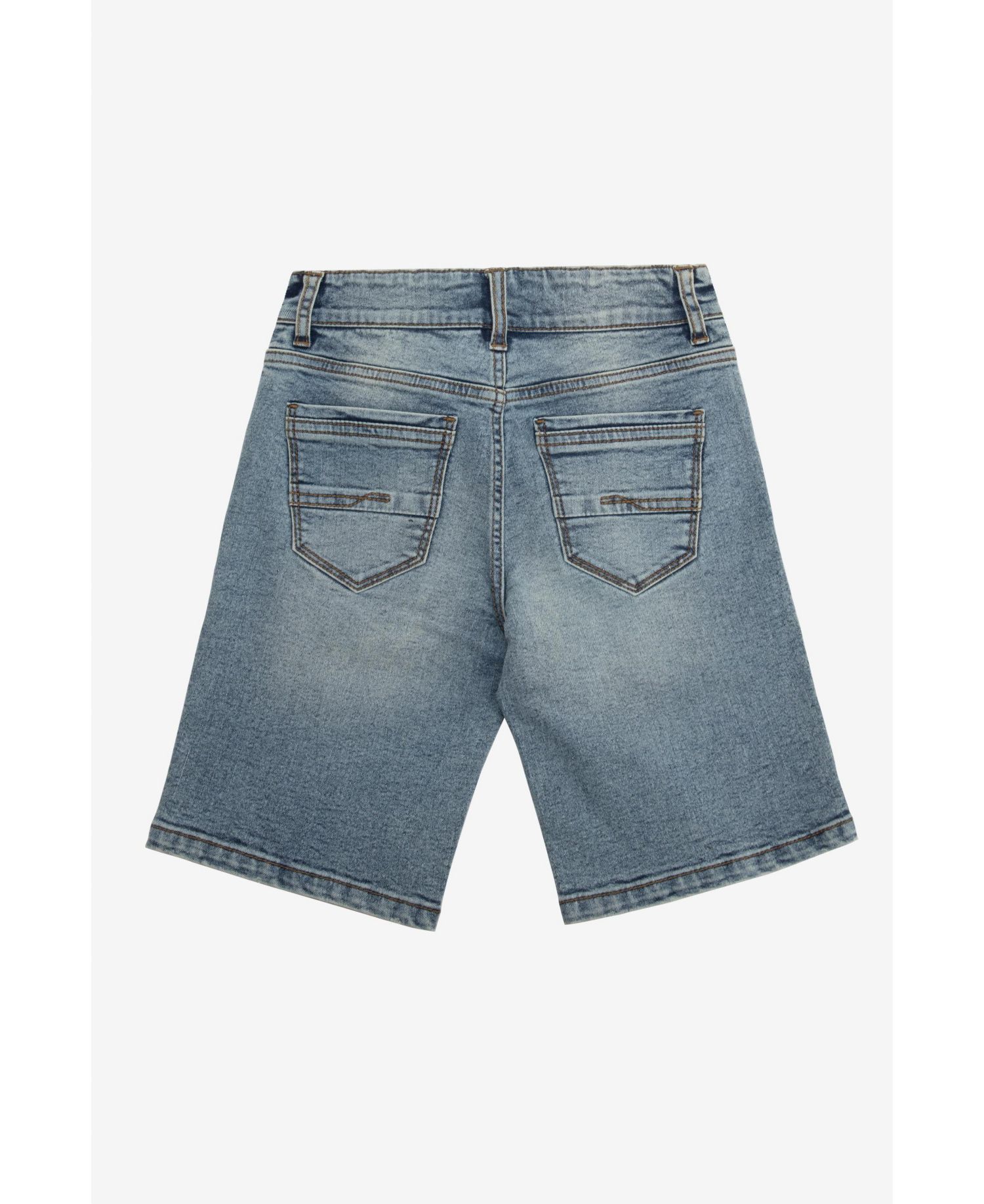 Little Boys Roll-Up Denim Shorts 2-Pack