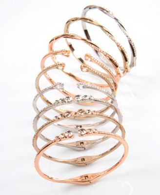 Pavé Twist Bangle Bracelet