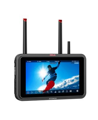Ninja TX 5.2" Full HD Touchscreen Wi-Fi HDR On-Camera Monitor/Recorder, Supports 12G-SDI/4K HDMI, Bundle with Universal Power Kit