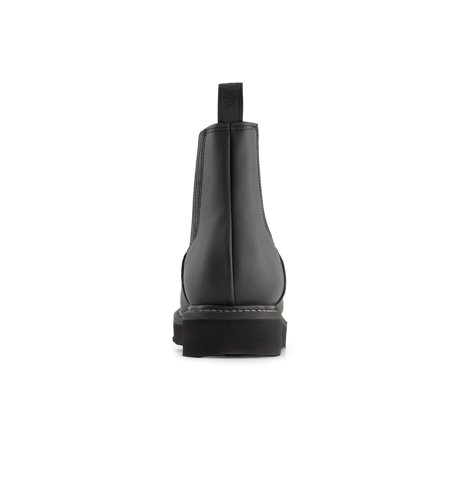 Men's Leather Chelsea Boots with Elastic Shaft