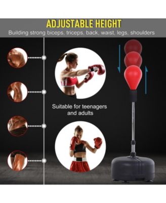 Boxing Ball Set Punching Free-Sd Spring Speed Stable Base Suction Cup