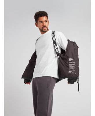 Men's EZ Boxed Hooded Racer Puffer Jacket