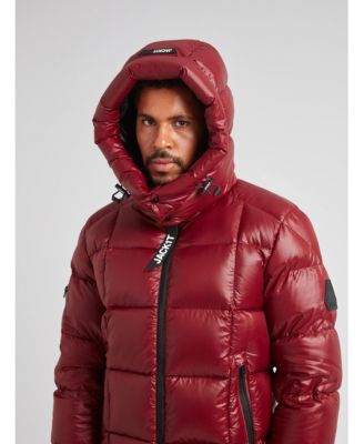 Men's EZ Boxed Hooded Racer Puffer Jacket
