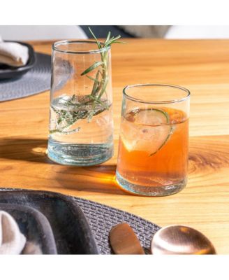 Blue Cone Glass Small - Set of 6