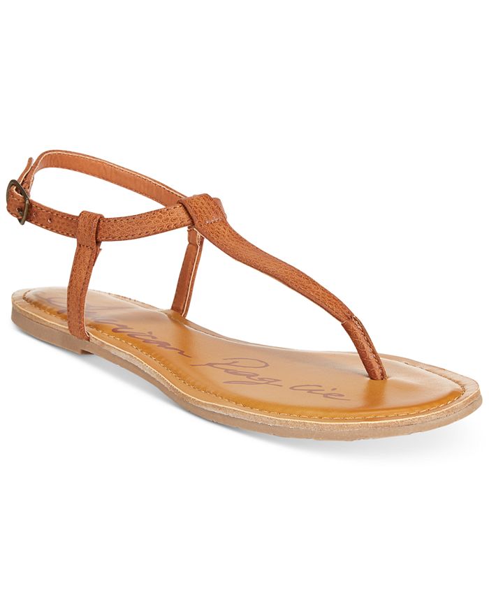 American Rag Krista T-Strap Flat Sandals, Created for Macy's - Macy's