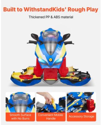 Motorcycle Engine Toy, 25 PCS Mechanic Toy with Lights & Sounds, Removable Parts, Simulated Riding, Workshop Toy