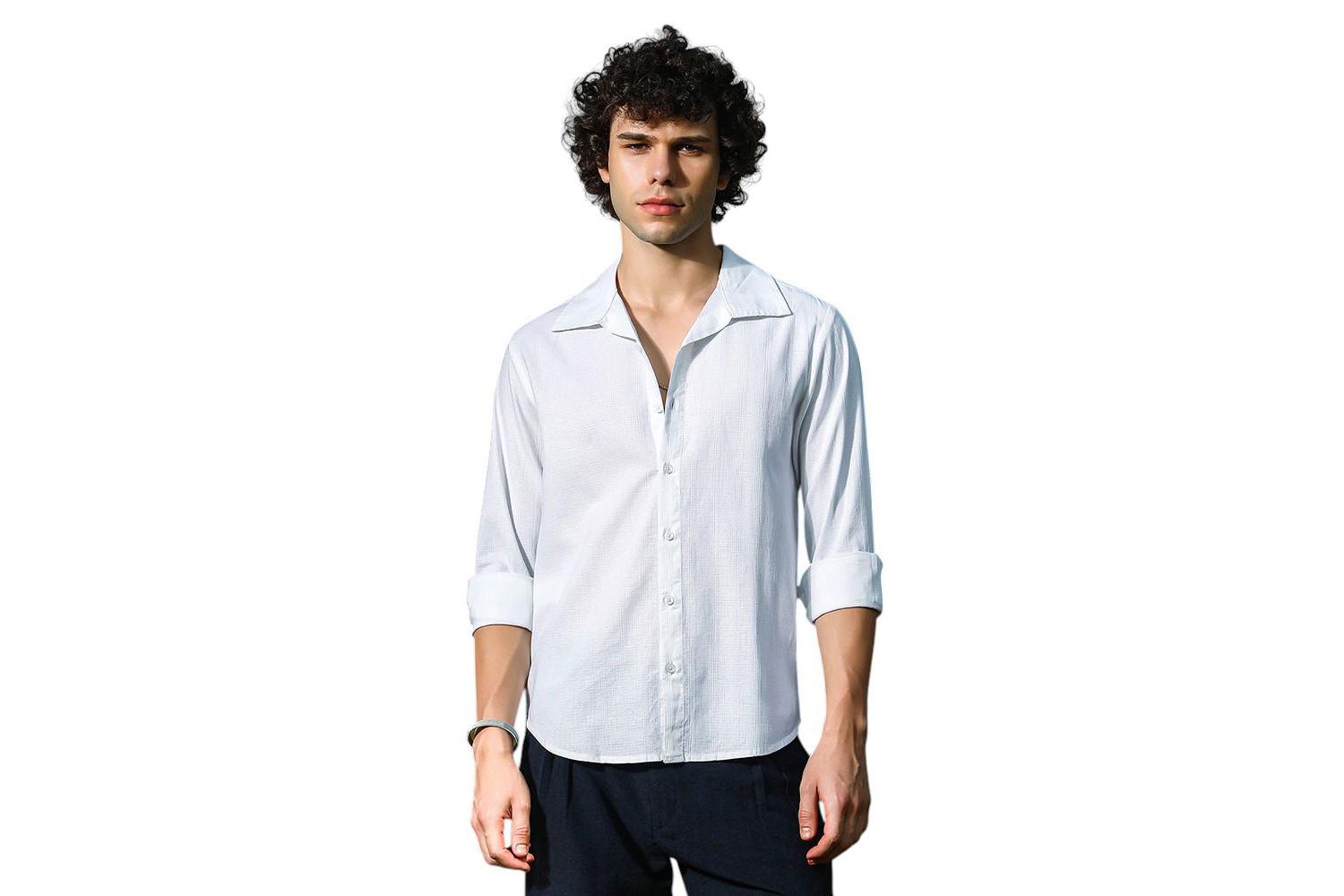 Men's Solid Relaxed Shirt