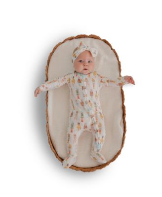 Baby Girls' Juliet Printed Zip-Up Footed Pajamas