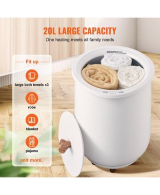 Towel Warmers for Bathroom, Towel Warmer Bucket Auto Shut Off for Spa Fits up to 3 Oversized Bath Towels, Blankets, Clothes, Bathrobes