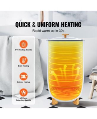 Towel Warmer for Bathroom, 35L Large Bucket Dryer with Auto Shut-Off, Fits 6 Oversized Towels, Blankets, Clothes, and Bathrobes for Spa Use