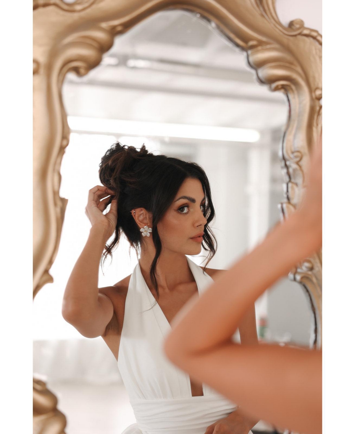 Untamed Petals Elodie Baroque Stud Earrings