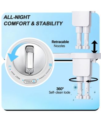 Adjustable Dual-Nozzle Cleansing Attachment – Hot & Cold Water Spray with Self-Rinsing Function, Easy Installation