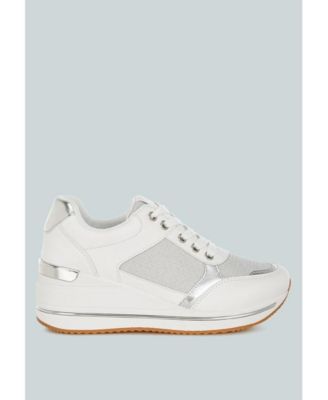 Women's Vespera Faux Leather and Mesh Sneakers