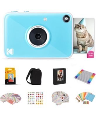 Printomatic+ Instant Camera Gift Bundle with Case, Zink Paper & Accessories