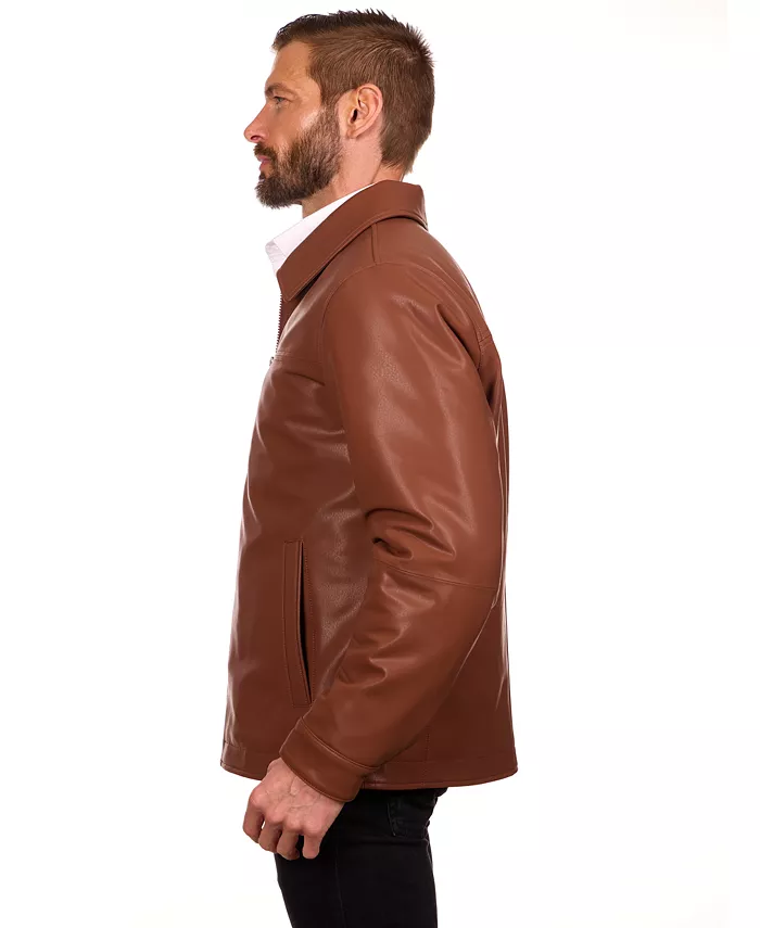 Men's Classic Leather Jacket - thumbnail 8