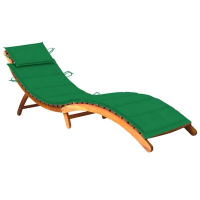 Acacia Wood Patio Sunlounger