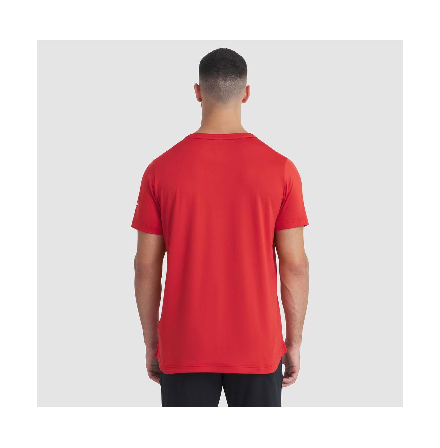 Мужская футболка Fanatics Red Carolina Hurricanes Authentic Pro Rink Tech — фото 2