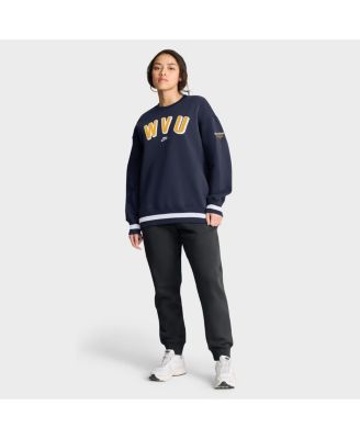 Women's Navy West Virginia Mountaineers Oversized Legacy Phoenix Sweatshirt