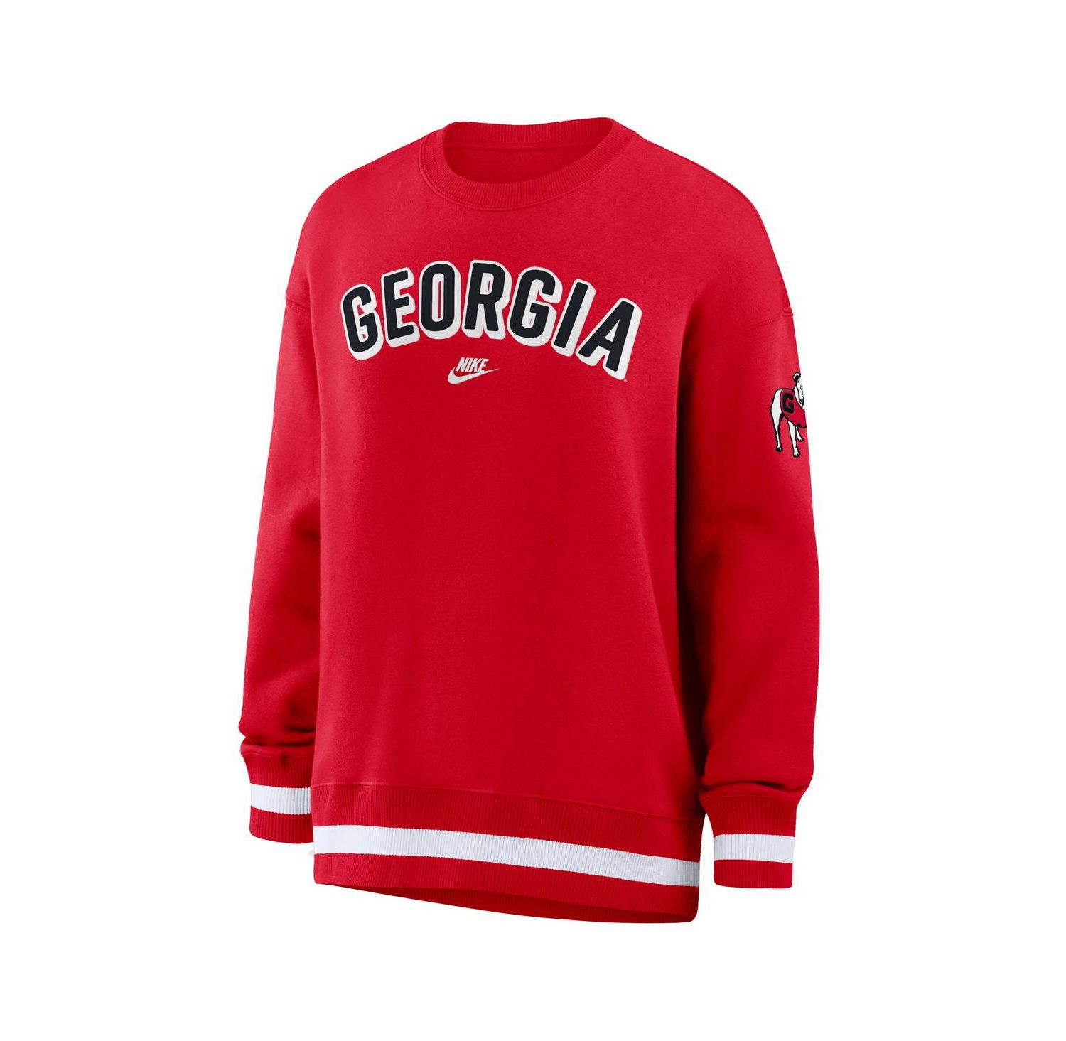 Women's Red Georgia Bulldogs Oversized Legacy Phoenix Sweatshirt