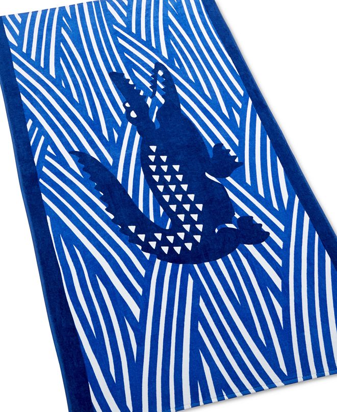 Lacoste Croco Jungle Beach Towel & Reviews - Bath Towels ...