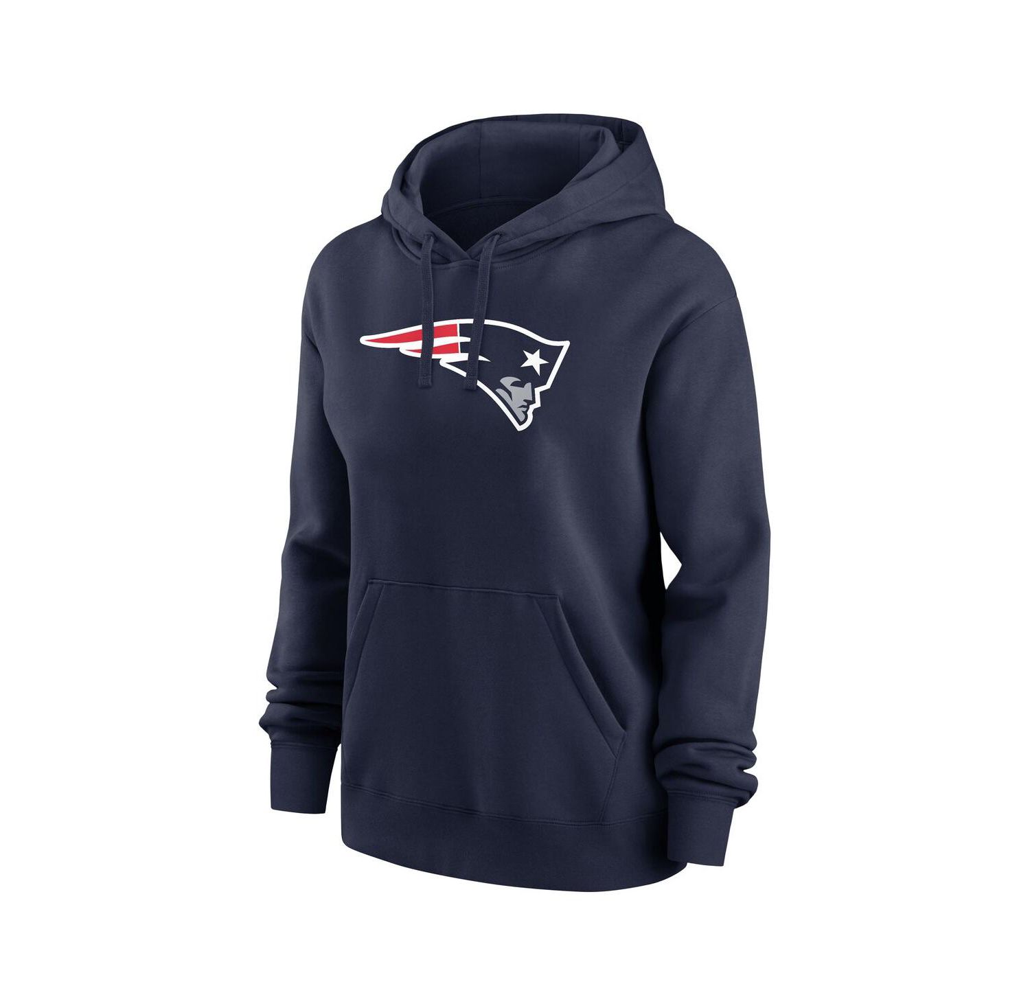 Women's Drake Maye Navy New England Patriots Player Name & Number Fleece Hoodie