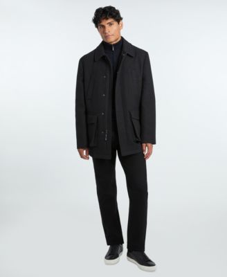 Men's Car Coat with Handwarmer Pockets