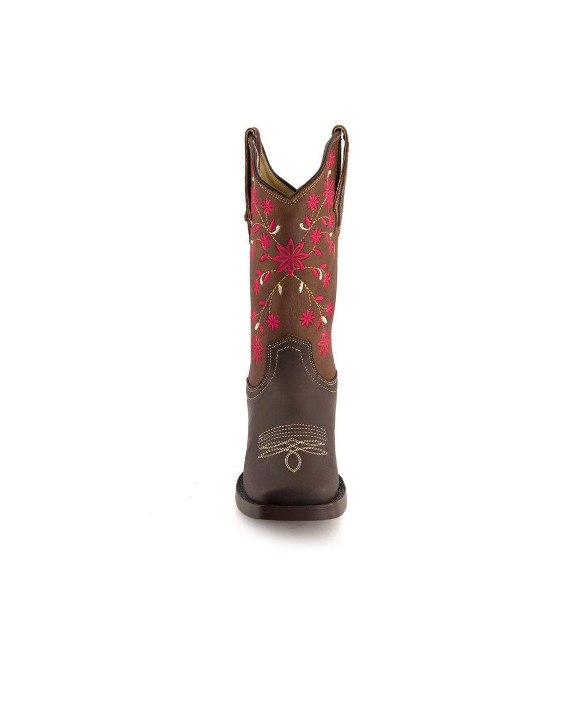 Forastero Women's Authentic Leather Flowers Embroidery Western Boots 93658