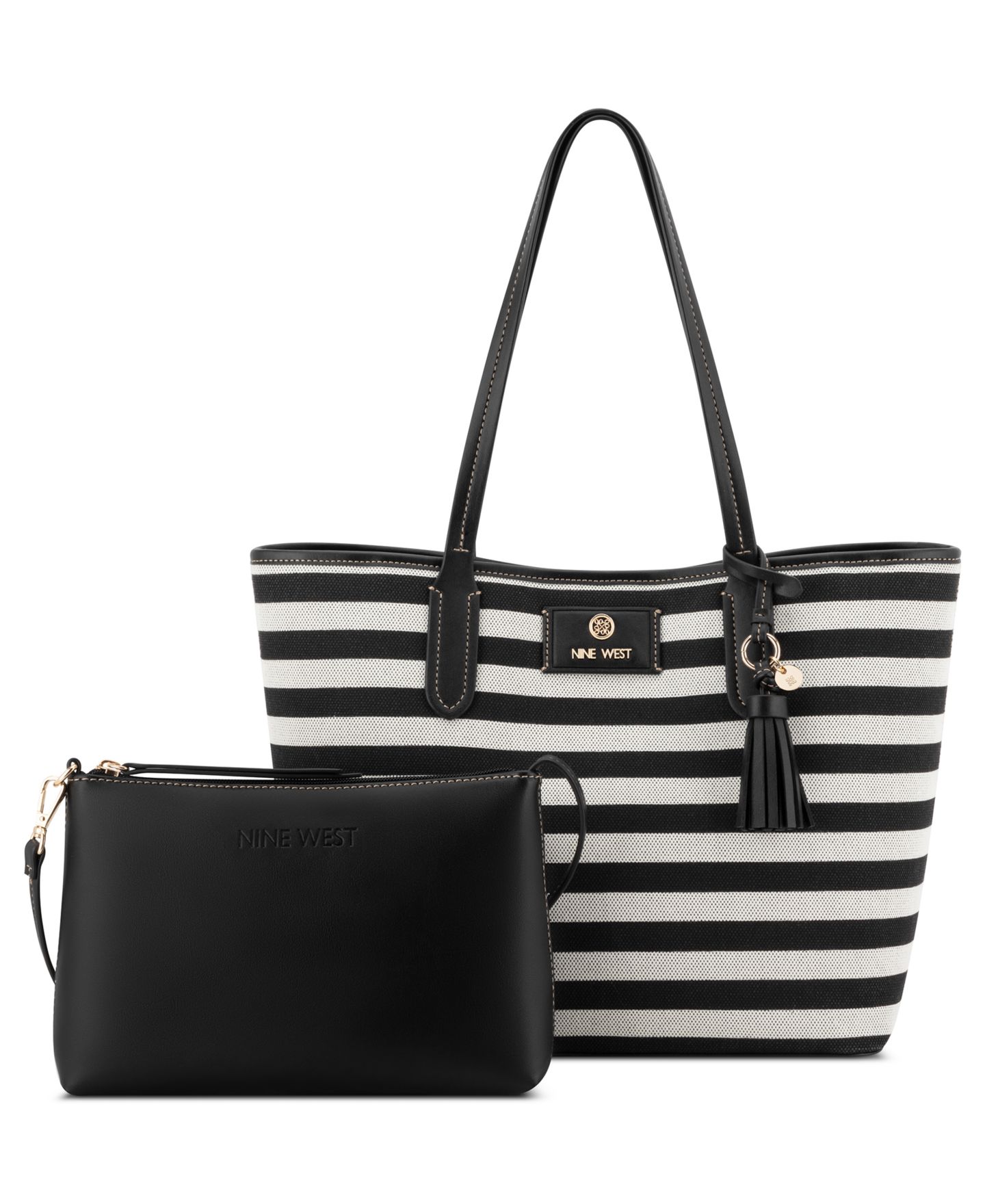 Женская сумка Nine West Nori 2 in 1 Large, цвет: Натуральный чёрный — фото 1
