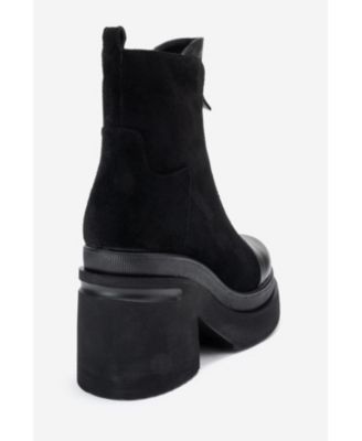 Women Ardenne Platform Zip Boot