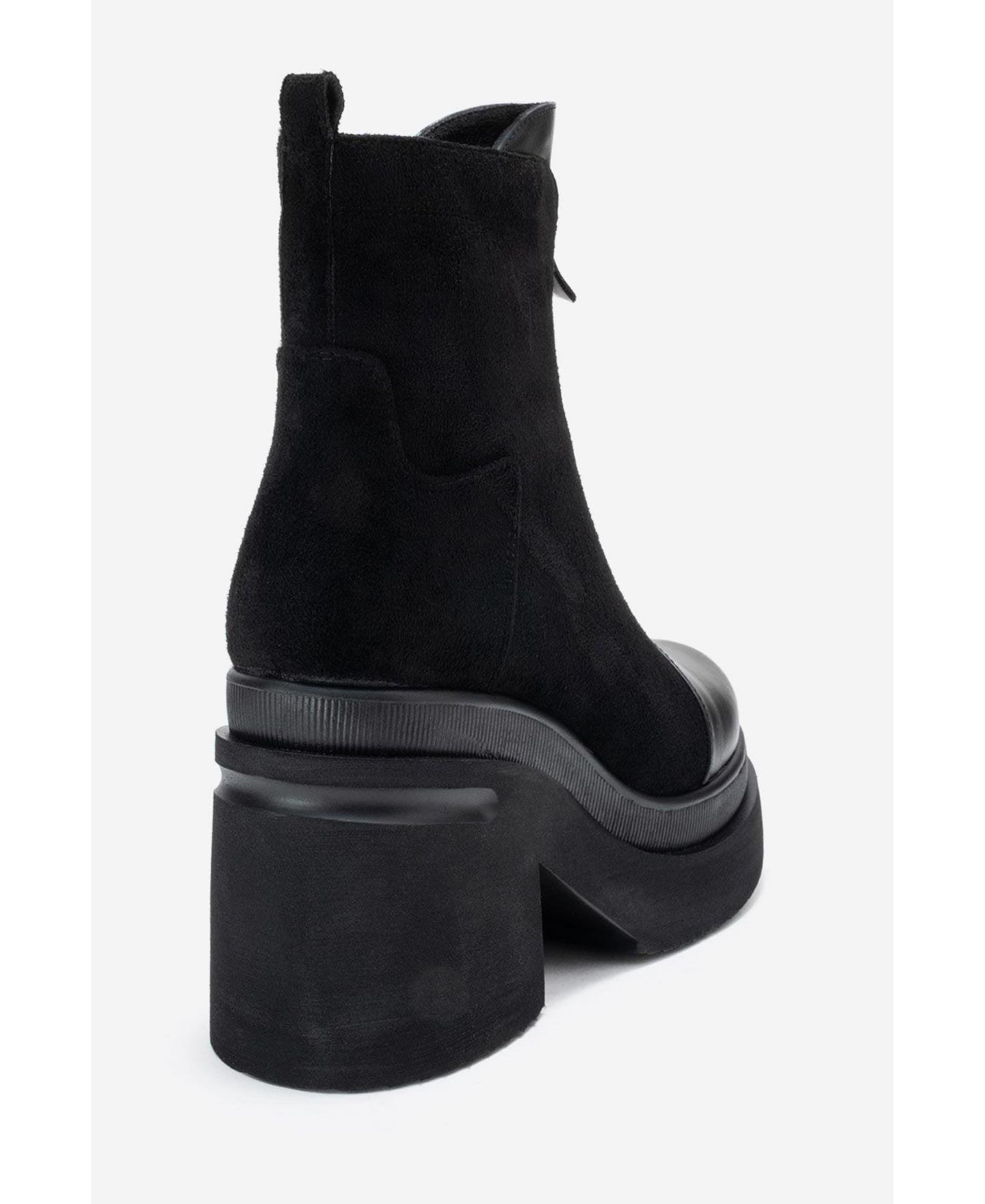 Женские ботинки Prologue Shoes Women Ardenne Platform Zip Boot, цвет: Чёрный замшевая искусственная кожа — фото 3