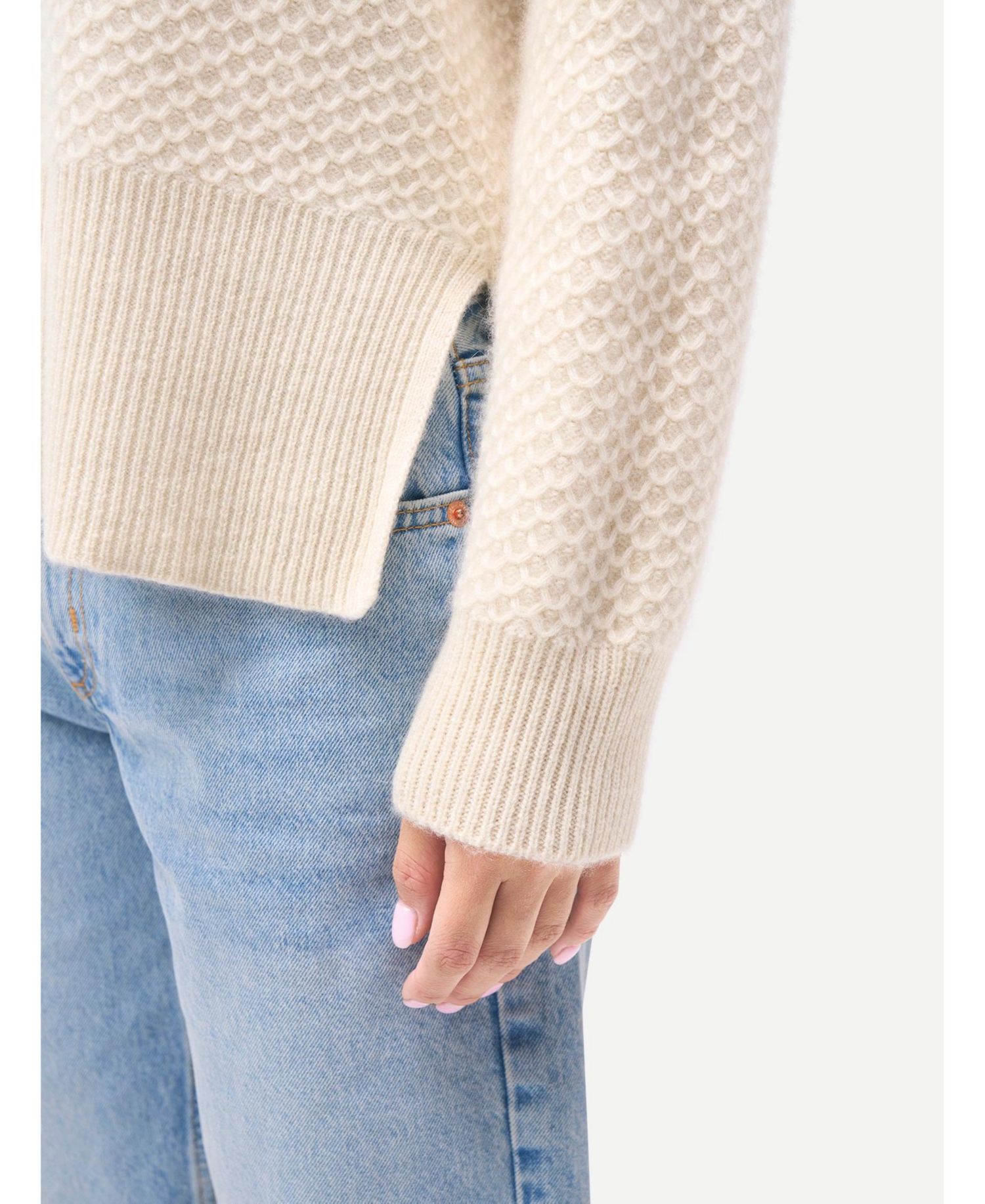 Women's Mongolian Cashmere High-neck Sweater