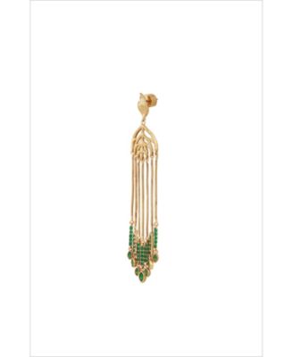 Verdant Whisper Tassels Earrings