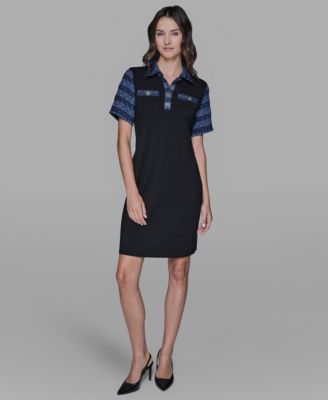 Women's Polo Collar Pull-On Dress
