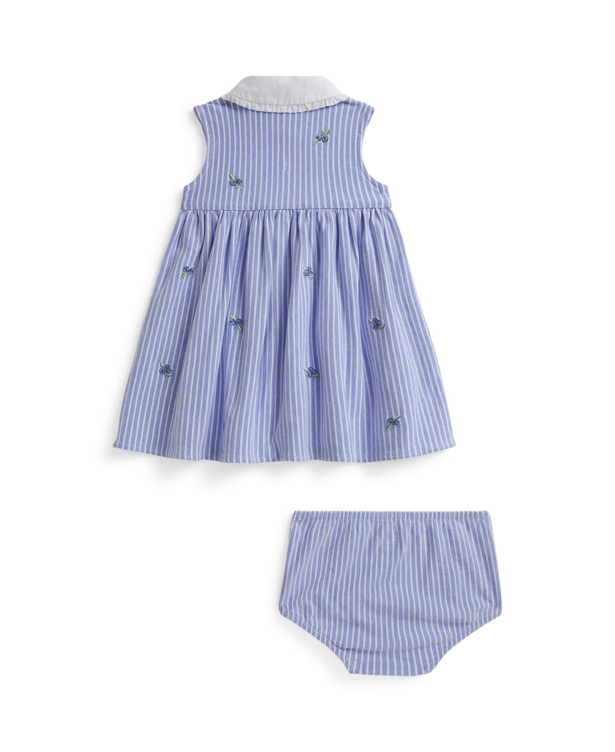 Polo Ralph Lauren Baby Girls' Sleeveless Dress and Bloomer, 2-Piece Set