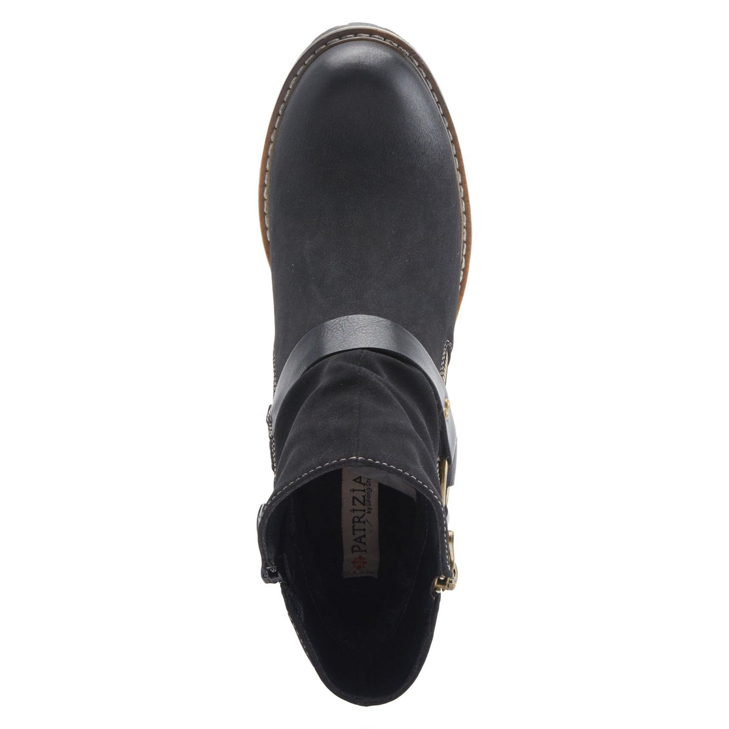 Женские ботинки Patrizia Firewood Bootie with Durable Side Zipper, цвет: Чёрный — фото 3