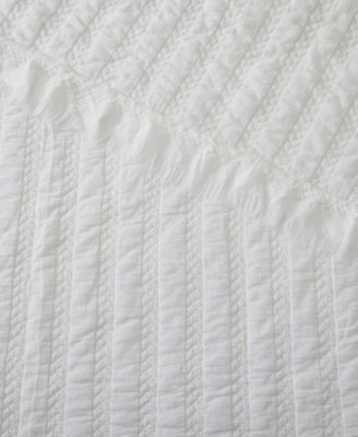 Wilhemina Stone Washed Quilted Throw, 50" x 60"