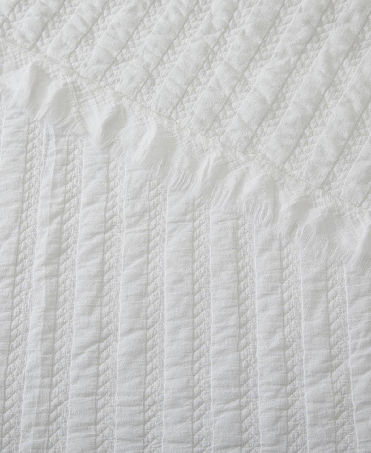 Levtex Wilhemina Stone Washed Quilted Throw, 50" x 60"