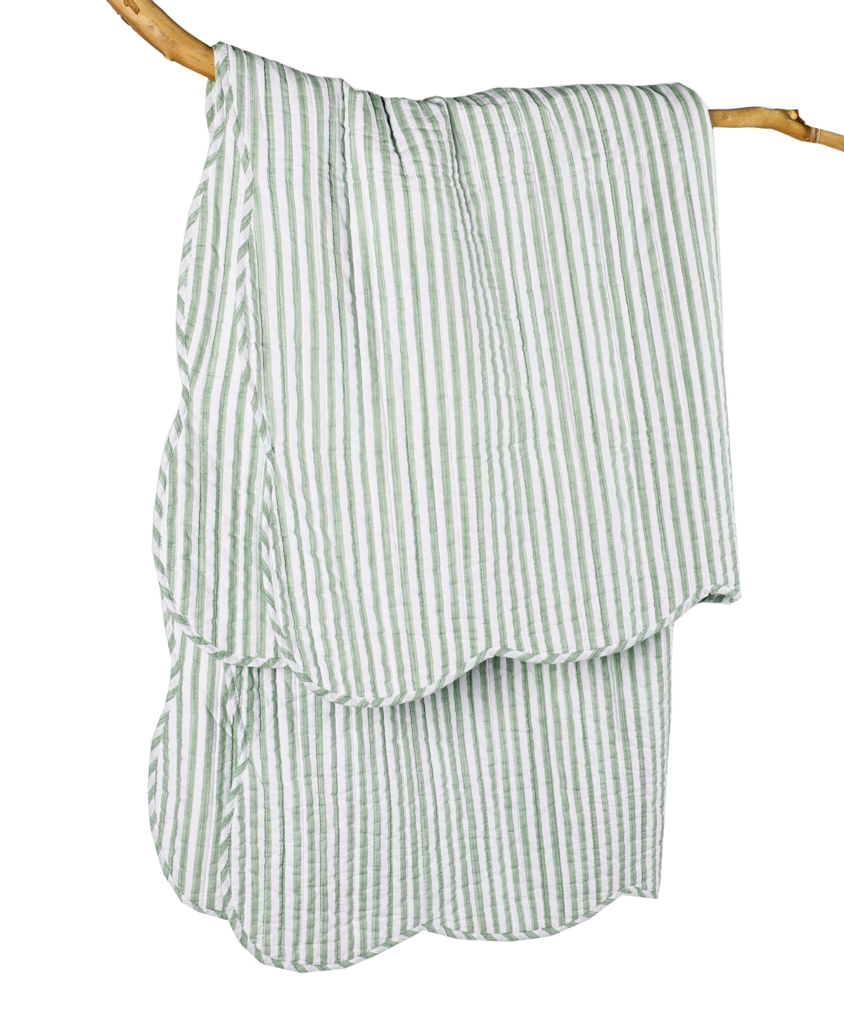 Levtex Martha Stripe Reversible Quilted Throw, 50" x 60"